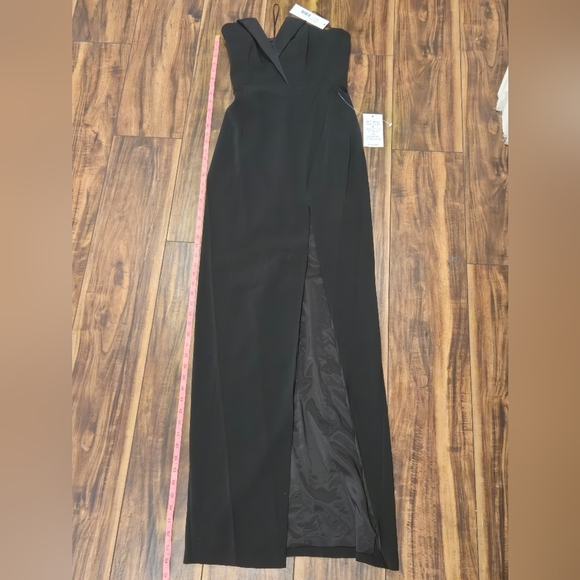 Jay Godfrey Sylvia Elegant Black Strapless Evening Gown - Picture 3 of 8